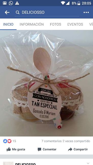 Regalo de bote de mermelada para los invitados - 2