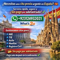 Estamos aquí para ayudarte a conseguir citas para Nie, Tie, Asilo, Huellas y Registro Civil. - 1
