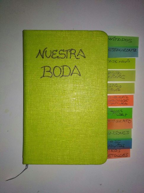  Agenda de boda - 1