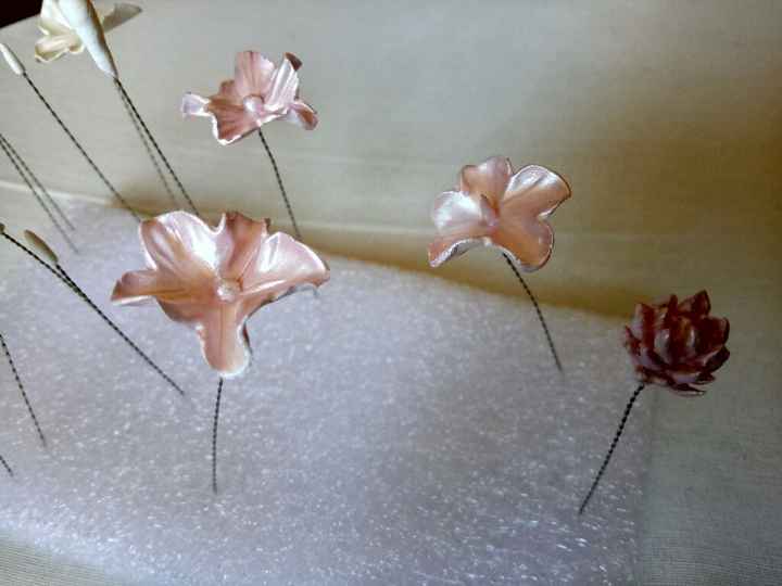 Tocado porcelana fria hecho por mi. - 2