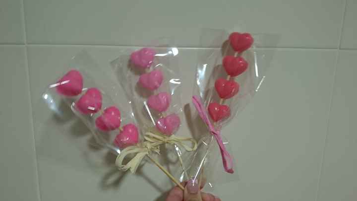 Mis detalles diyy:brochetas de jabon de glicerina  - 3