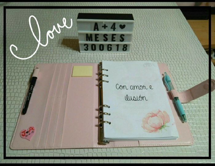 Agenda de boda, ¿cuál me recomendáis? 8