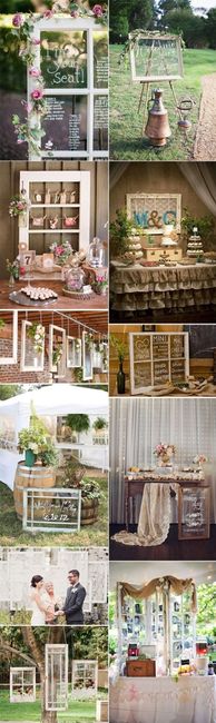 Decoracion del banquete vintage - 9