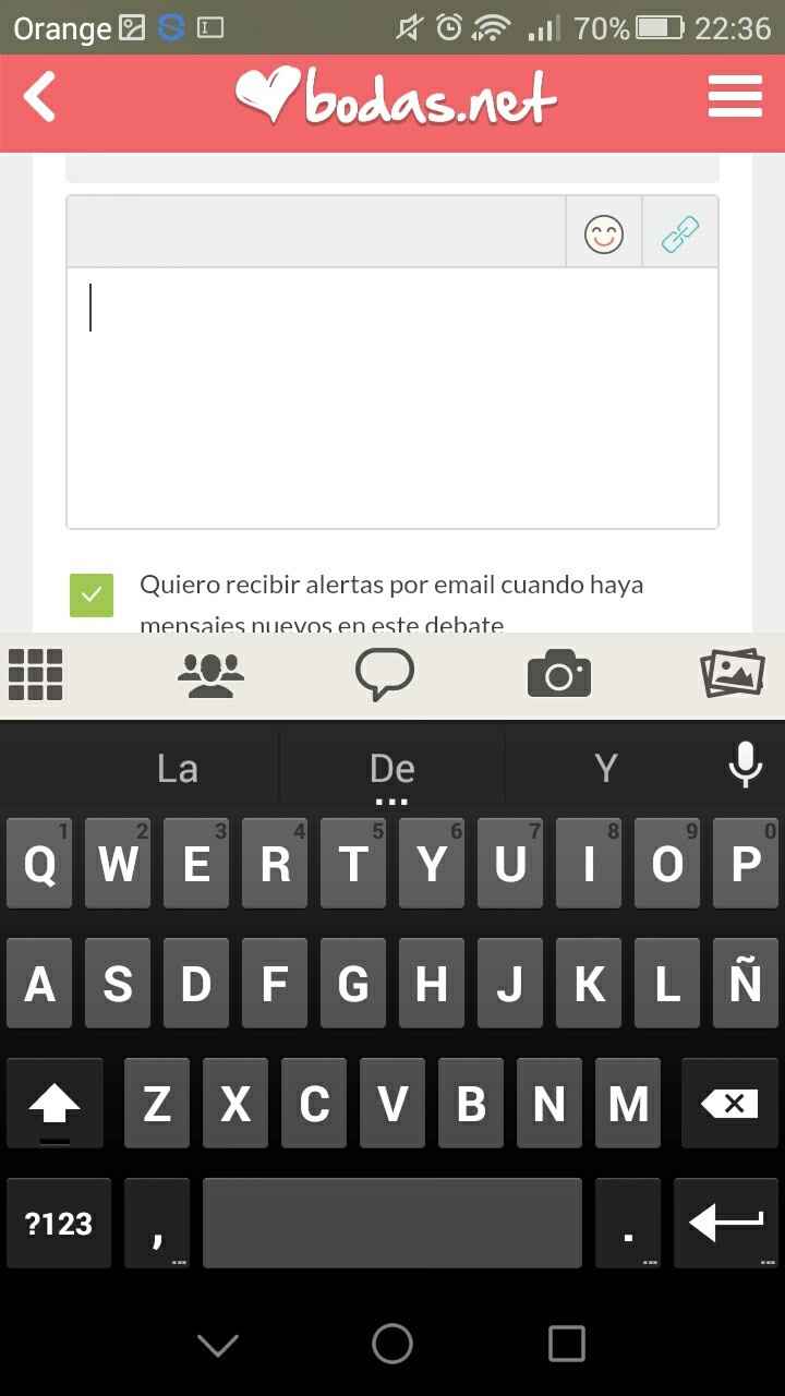 para subir fotos