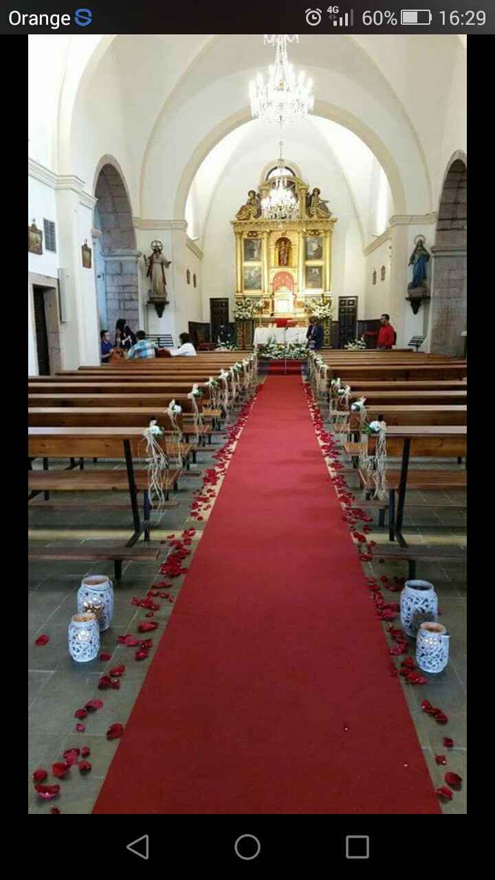 decoración de la iglesia que queriamos