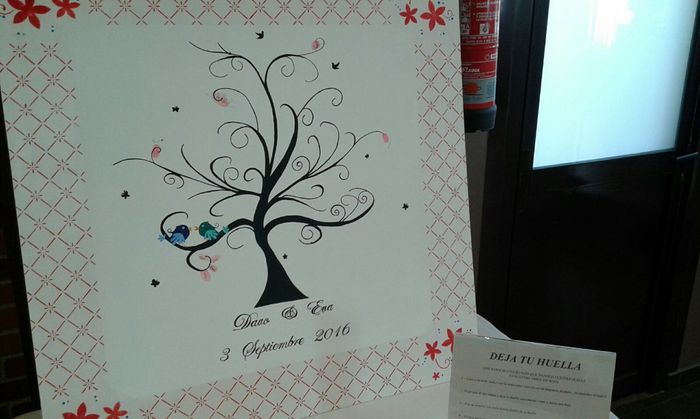 arbol puesto en el restaurante