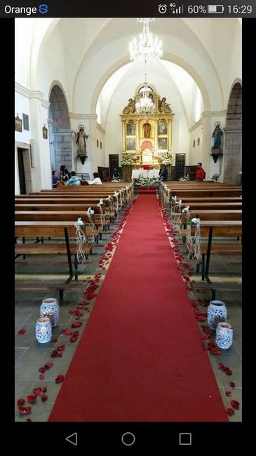 decoración de la iglesia que queriamos
