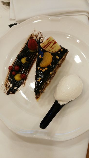 tarta de chocolate y almendra