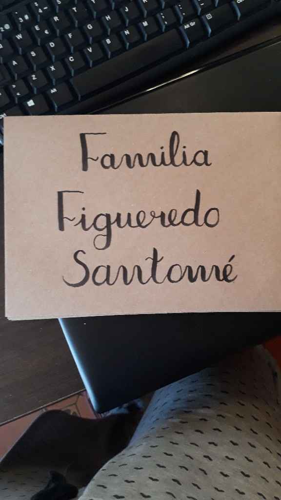 Mi lettering en los sobres de las invitaciones - 3