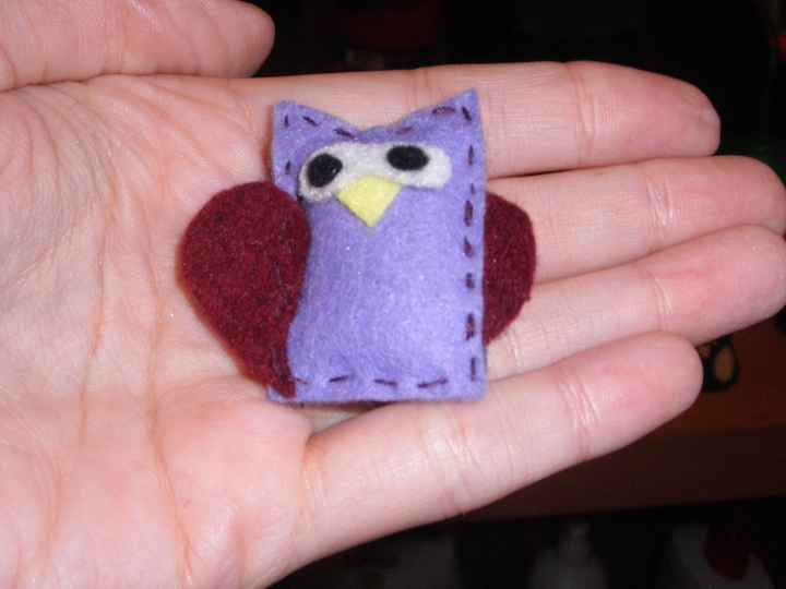 Broche de fieltro