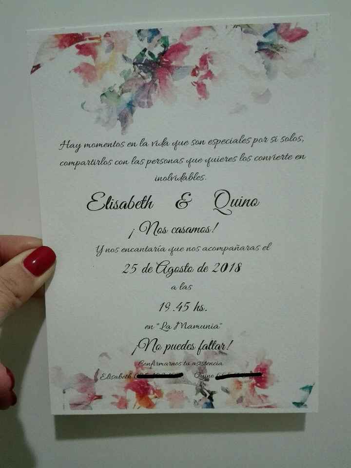 Ya tenemos Invitaciones 👏 - 1