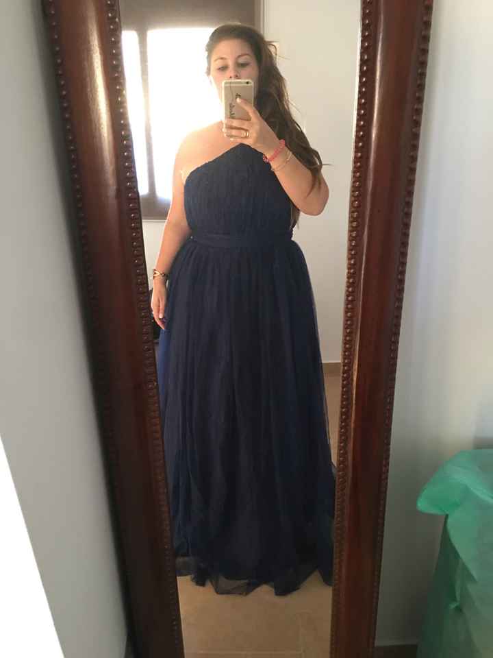 Vestido talla grande largo de fiesta - 3