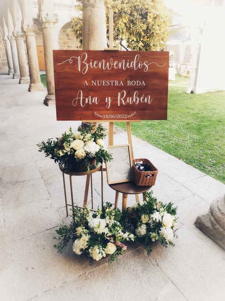 Cartel de bienvenida - 1