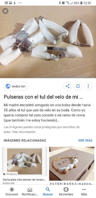 Pulsera tela vestido novia 4