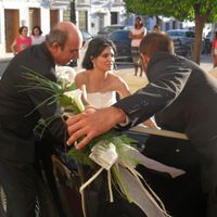 con mi chofer y mi padrino 