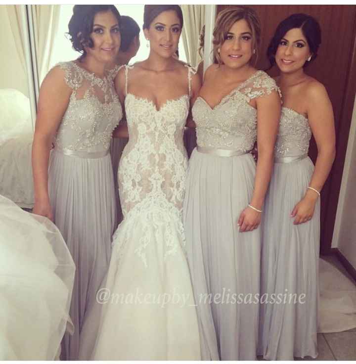 Damas de honor si o no? q color? iguales o diferentes? - 8