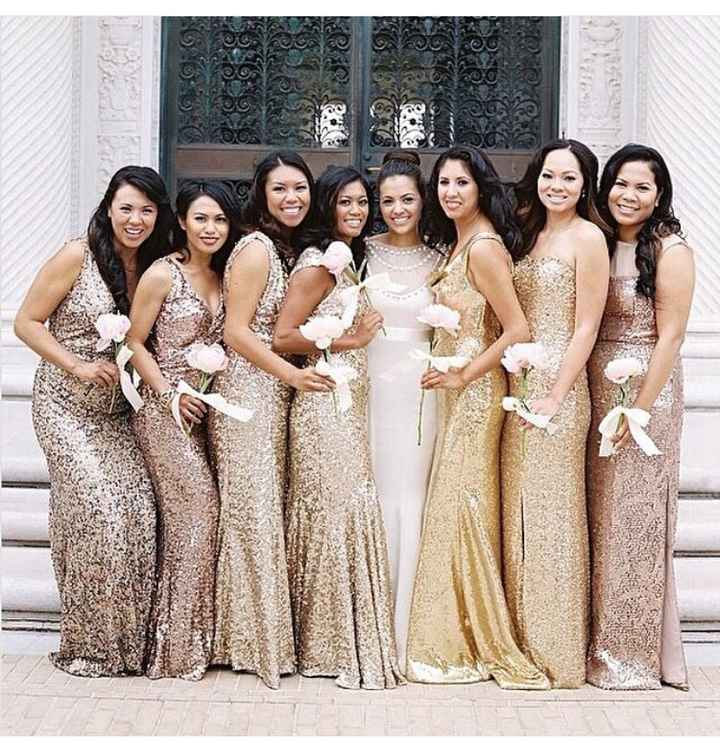 Damas de honor si o no? q color? iguales o diferentes? - 33