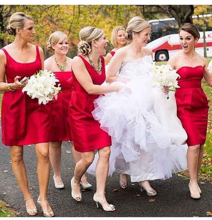Damas de honor si o no? q color? iguales o diferentes? - 1