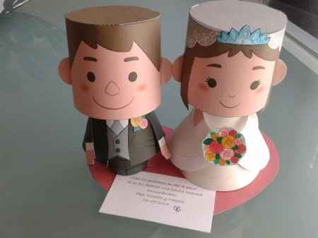 Mis novios 3D de papel