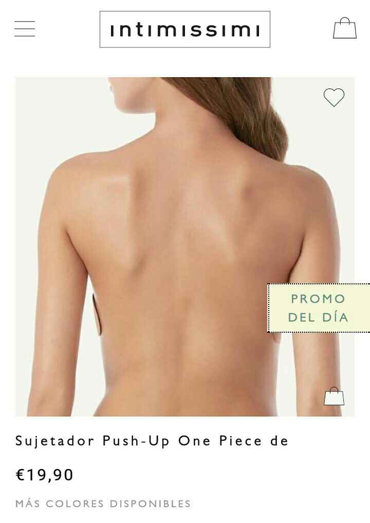Sujetador para vestido con escote en la espalda - 2