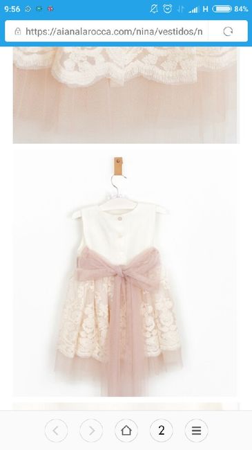 Vestidos niñas atrás. cuál os gusta??? - 5
