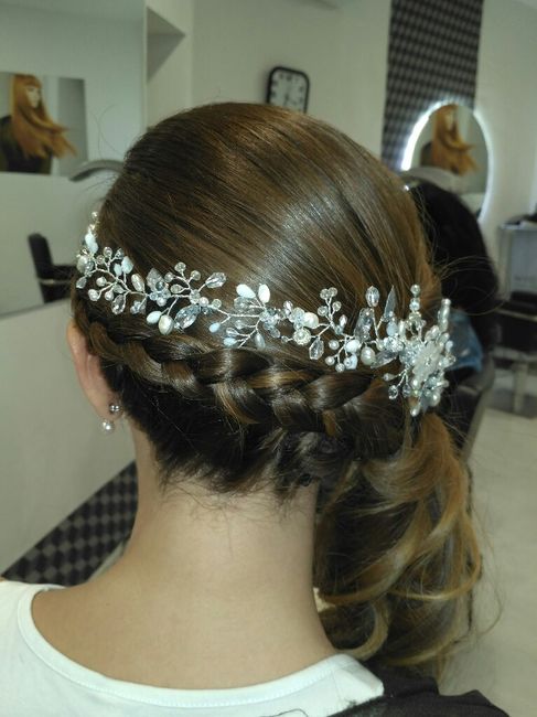  Peinado+tocado. Os gusta? - 2