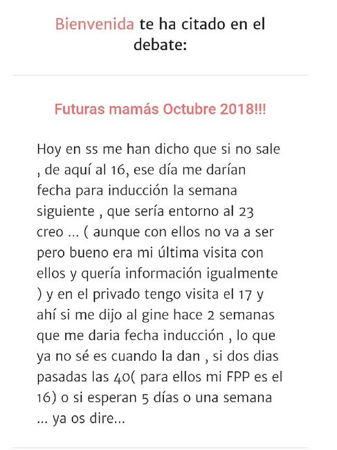 Futuras mamás Octubre 2018!!! 1