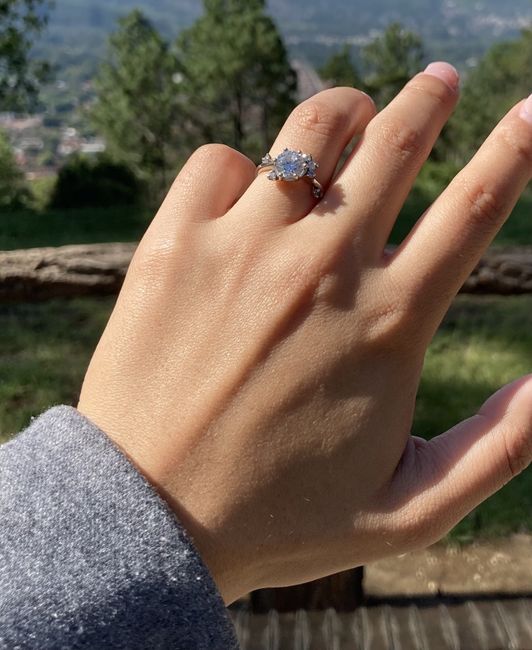 Como es vuestro anillo 💍 de pedida? 7