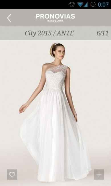 Vestido de novia para boda civil - 1
