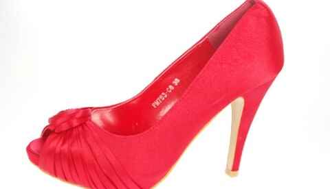 Zapato de novia rojo - 1