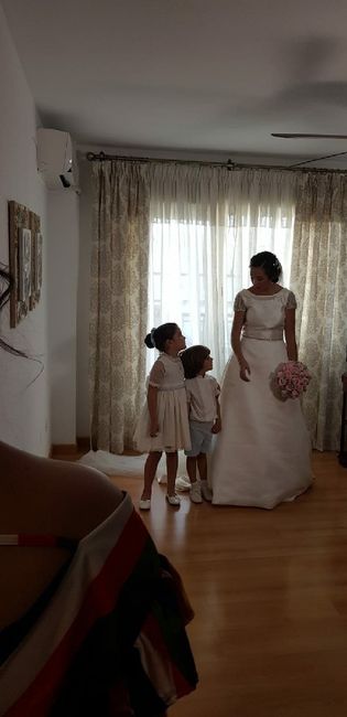Vestidos de novia en rosa palo - 1