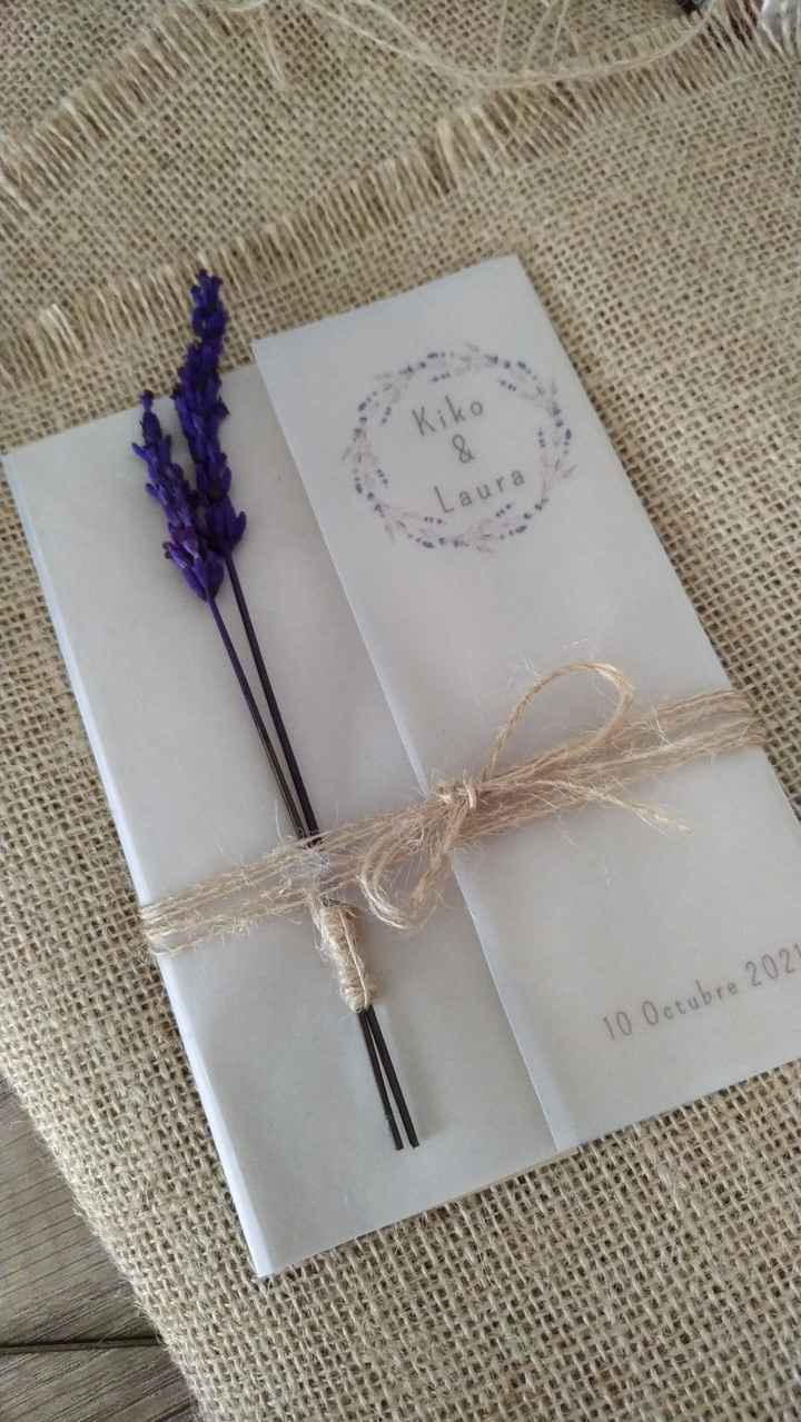 Os enseño nuestras invitaciones Hand Made total!! - 2
