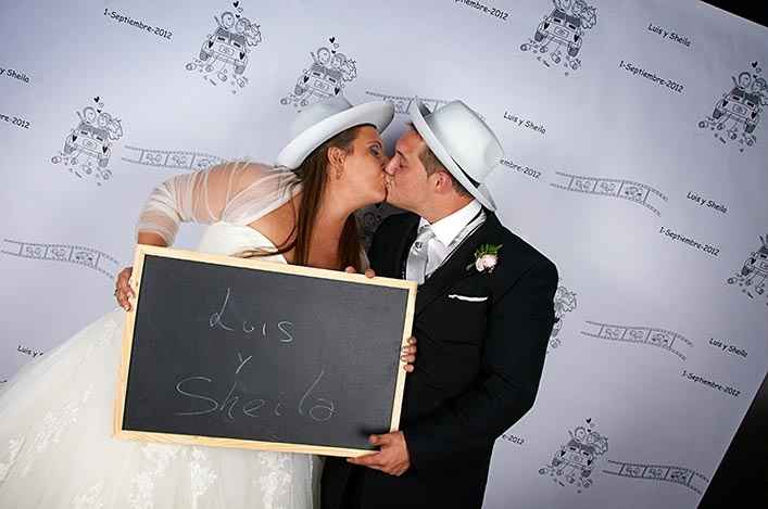 photocall en el convite