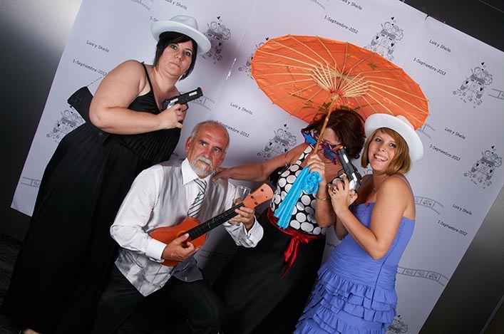 photocall en el convite