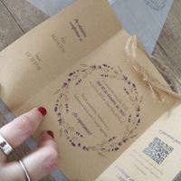 Os enseño nuestras invitaciones Hand Made total!! - 1