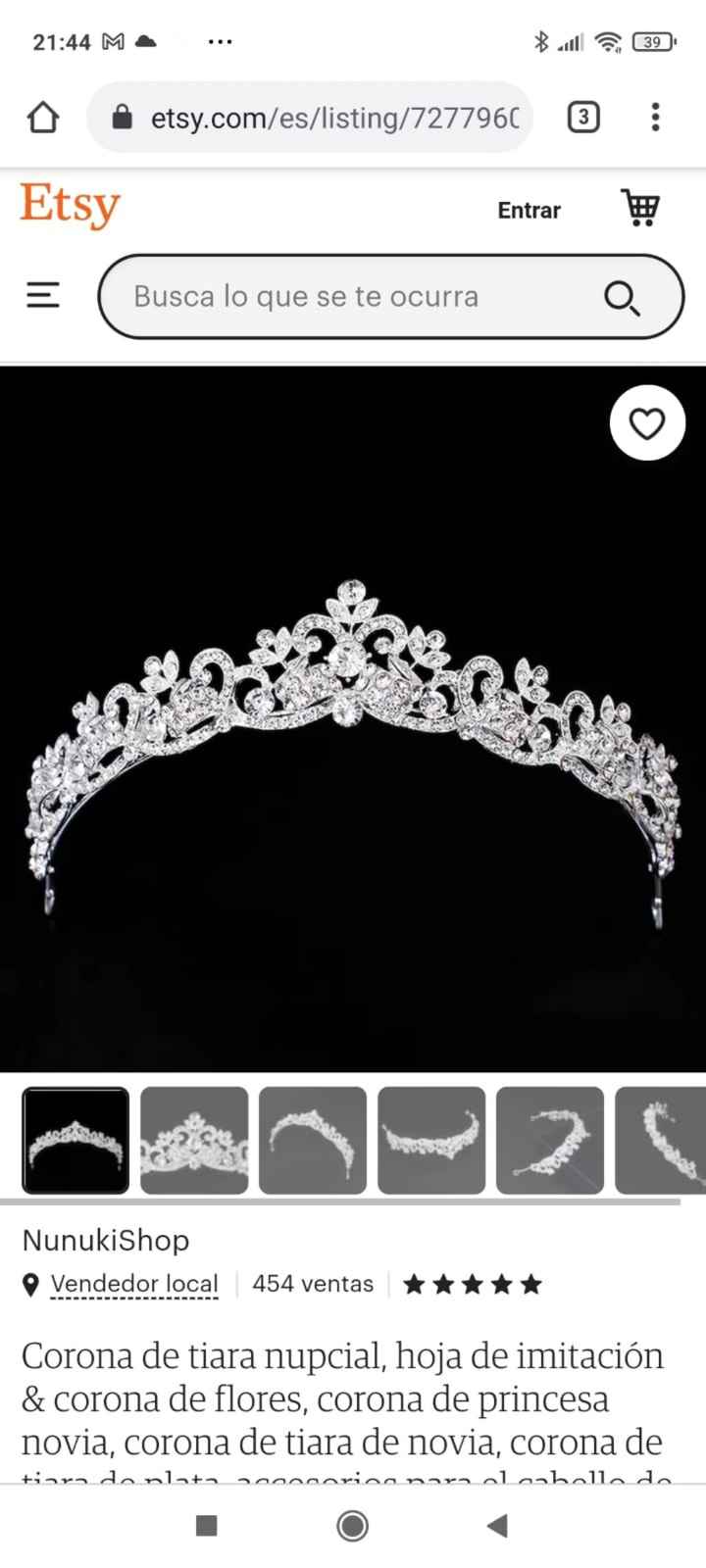 Tiara y tocado - 1