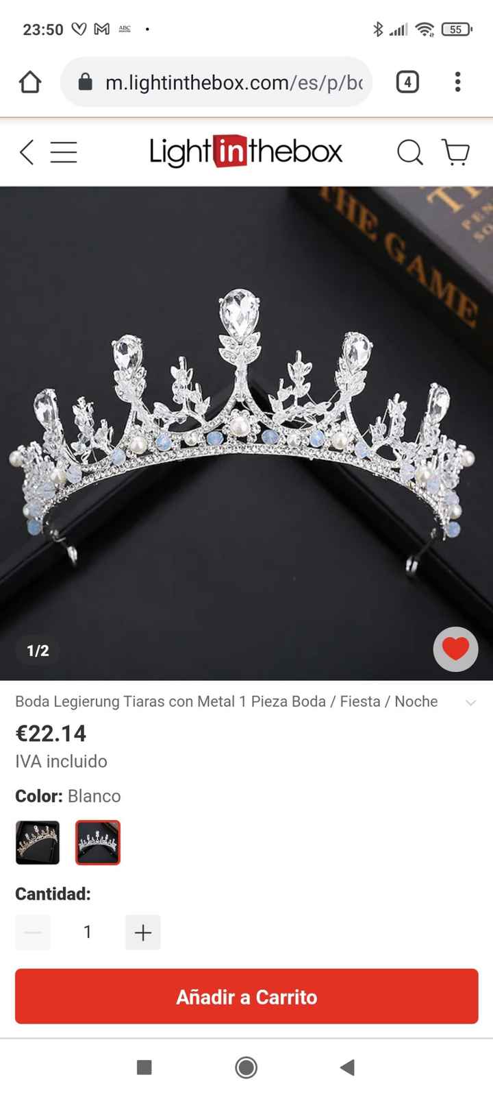 Tiara y tocado - 1