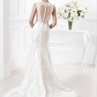 Parte de atrás del vestido de Fran Rivera alta costura