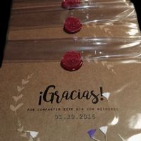 Invicaciones hand made con mucho love