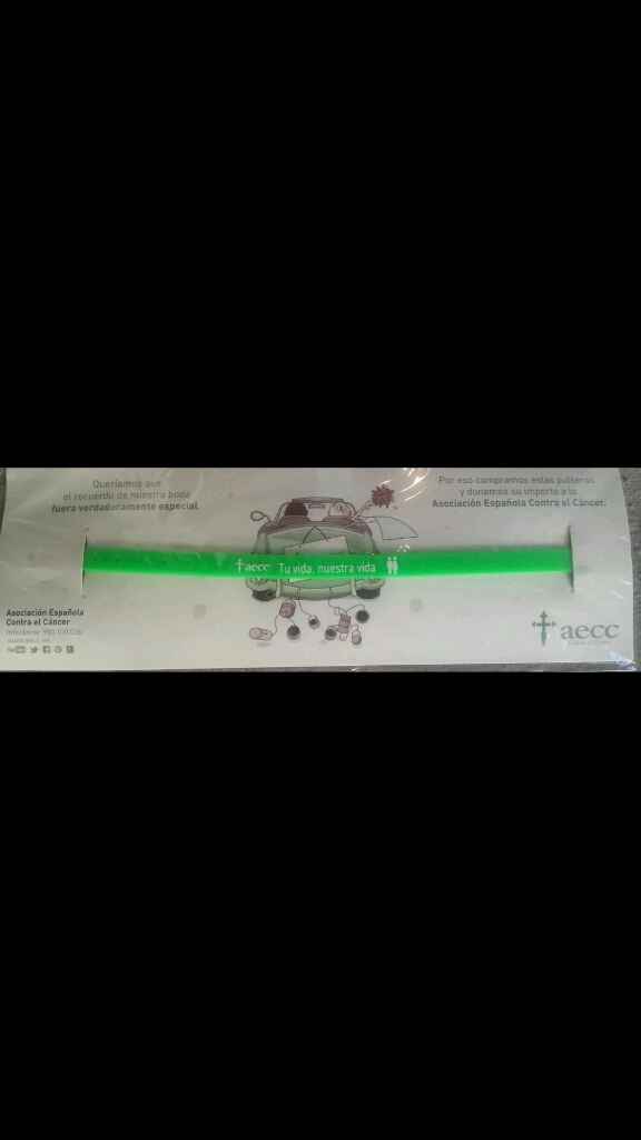 Pulseras ascc regalos invitados - 1