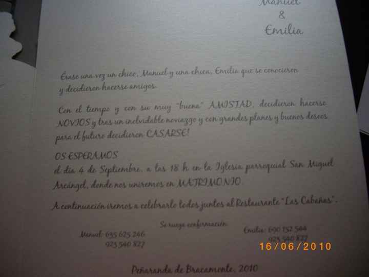 texto invitacion