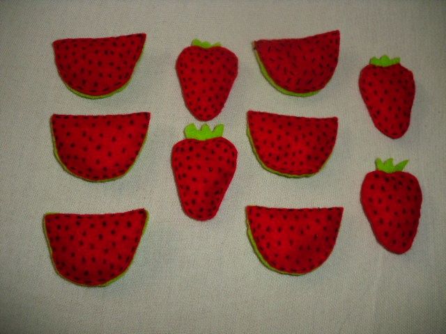 sandias y fresas