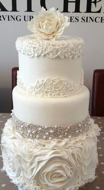 tarta nupcial elegantísima!!!