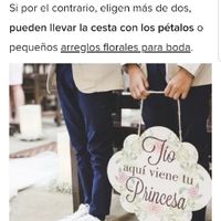 duda sobre que llevar los Niños a la ceremonia - 1