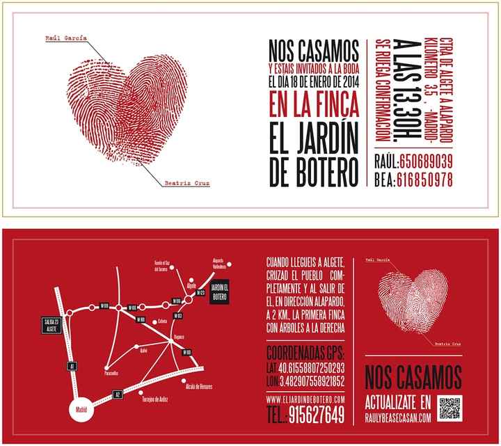 Invitación tipo poster - 1