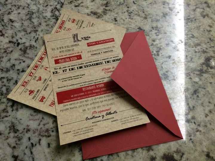 Invitaciones totalmente hechas a mano!! terminadas!! - 2