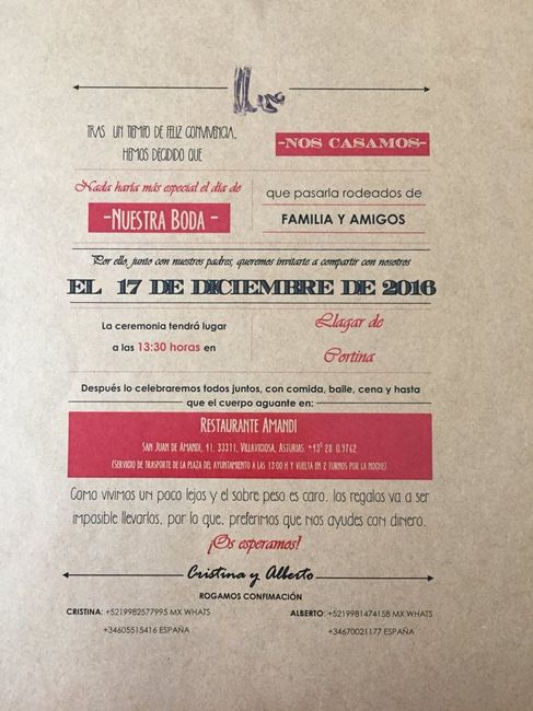Mis invitaciones. nosotros las hemos hecho! - 2