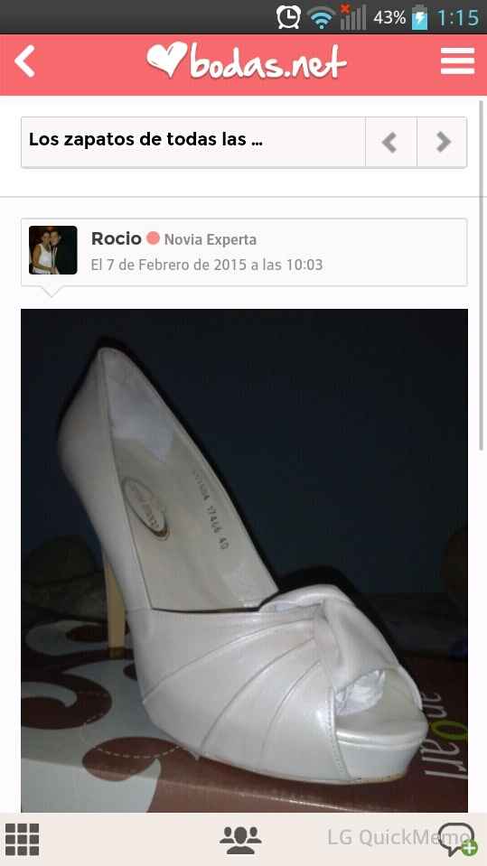 Nuestros zapatos bodas 2015 - 1