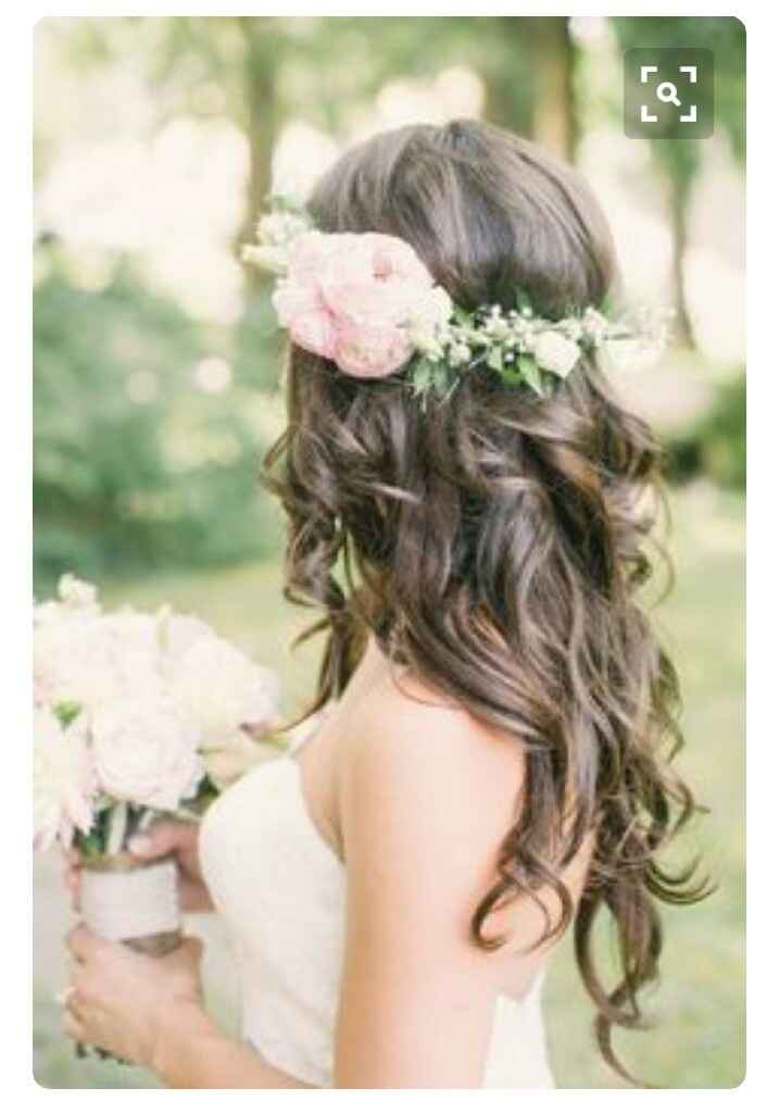 Peinados novia con pelo suelto - 1