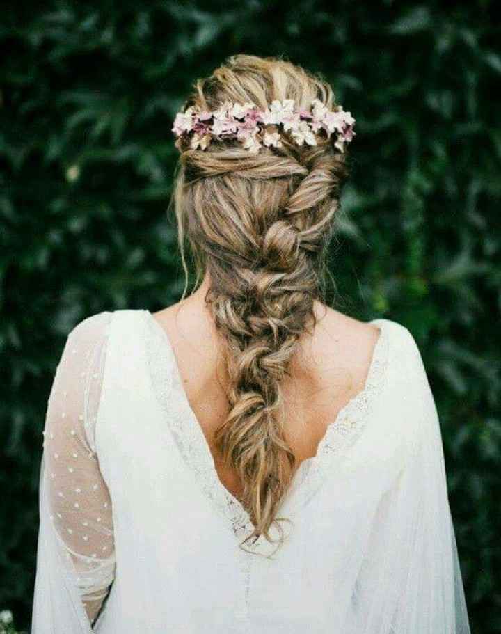 Peinados novia con flores naturales - 9